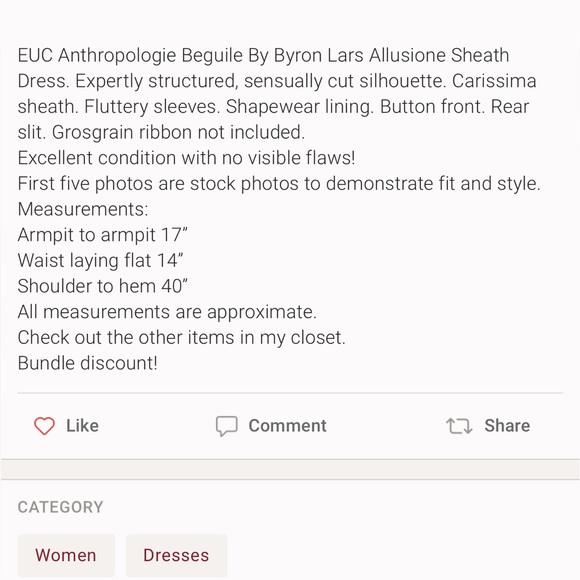 Pristine condition dress - Bryan Lars Allusione Sheath black 0 PETITE with tie - Picture 13 of 14